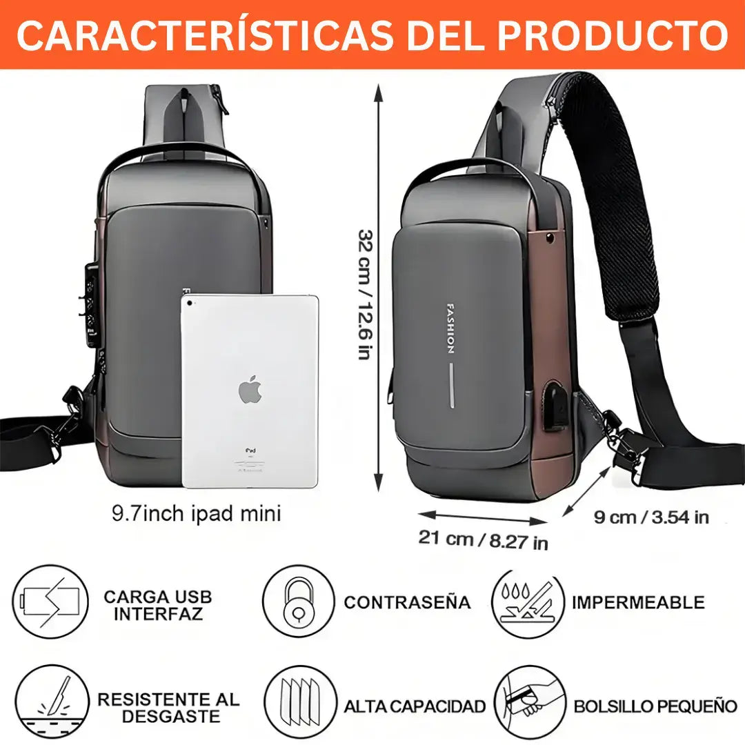 🛡️ Bolso Antirrobo: La Protección Que Necesitas, Con Estilo ✨